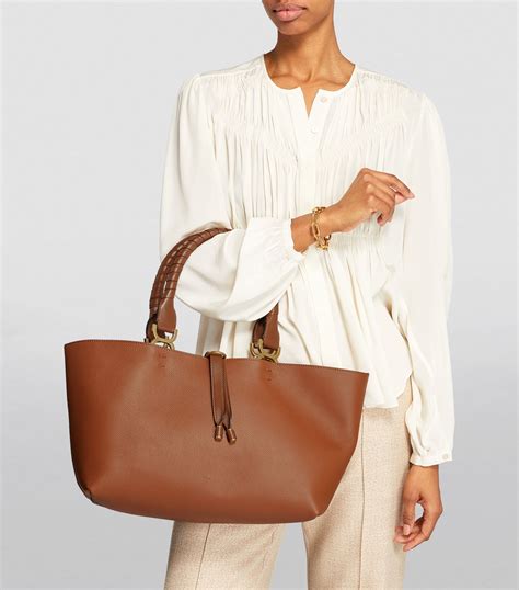 chloe marcie new leather tote|chloe marcie saddle bag.